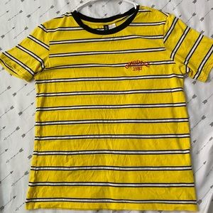 Striped yellow tee